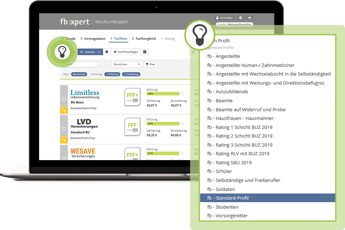 fb>xpert Zielgruppenprofile